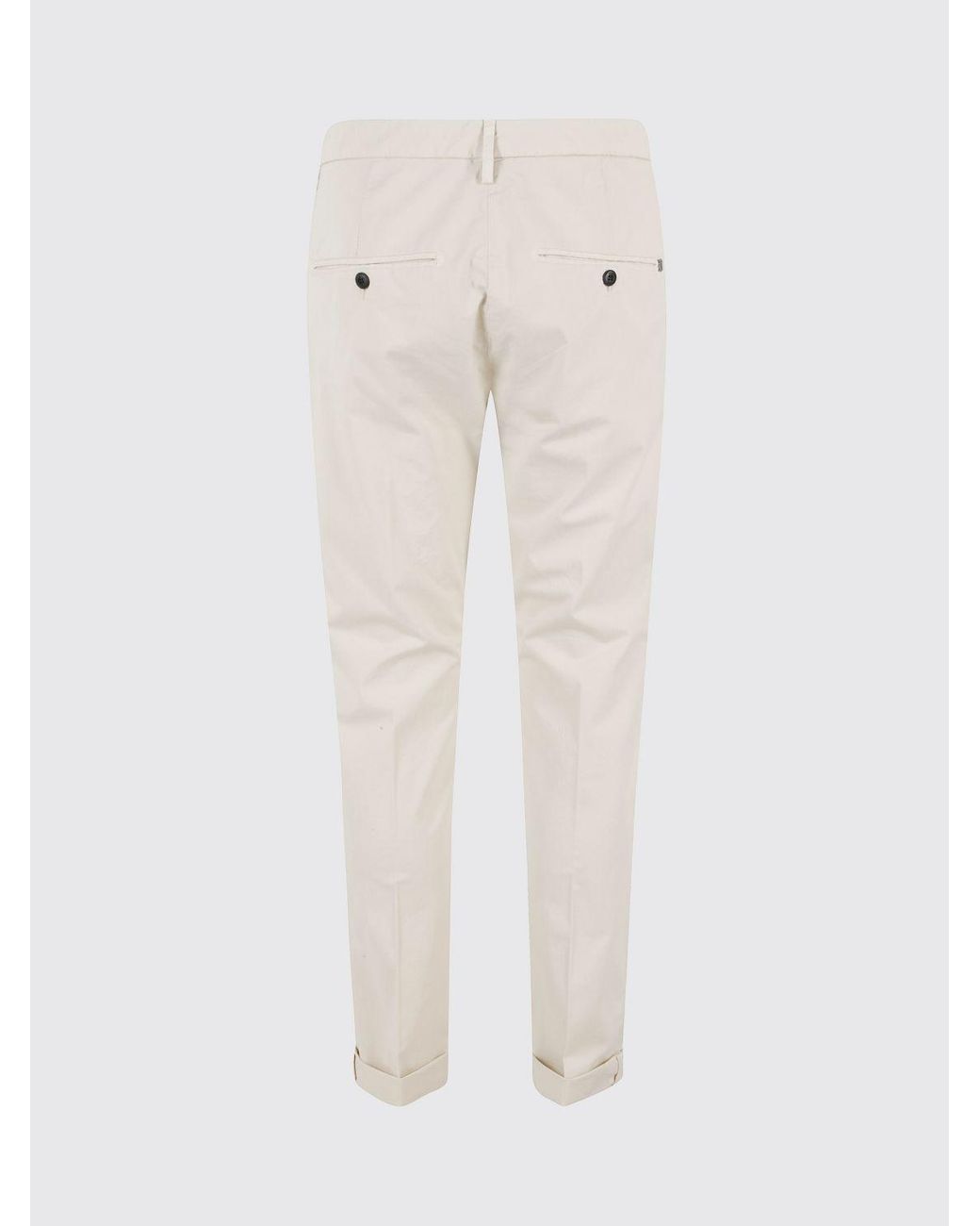 Dondup Multicolor Stretch Cotton Chino Trousers for men
