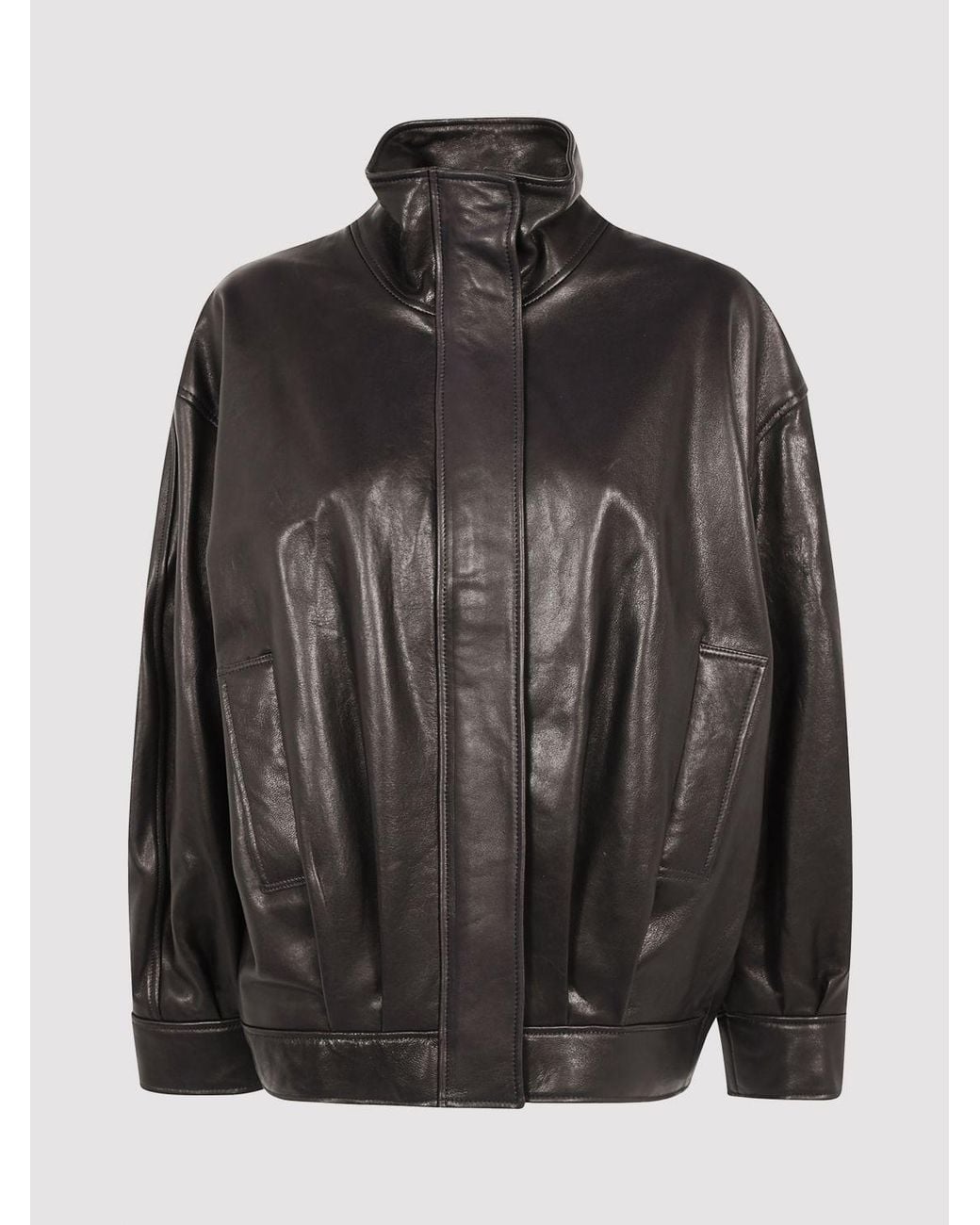 Arma Gray Relaxed-Fit Bomber Jacket
