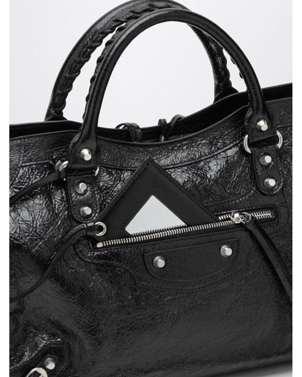 Balenciaga Black Medium Le City Handbag