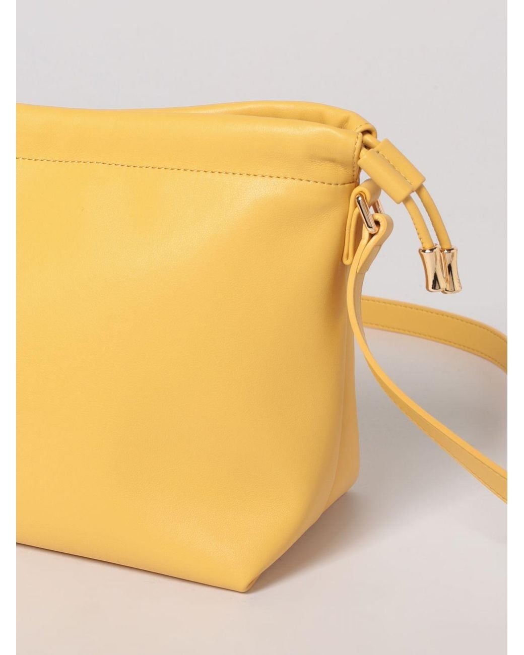 A.P.C. Yellow Ninon Faux Leather Bag