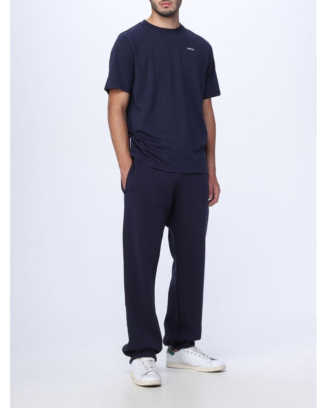 Autry Blue jogger Pants In Cotton for men