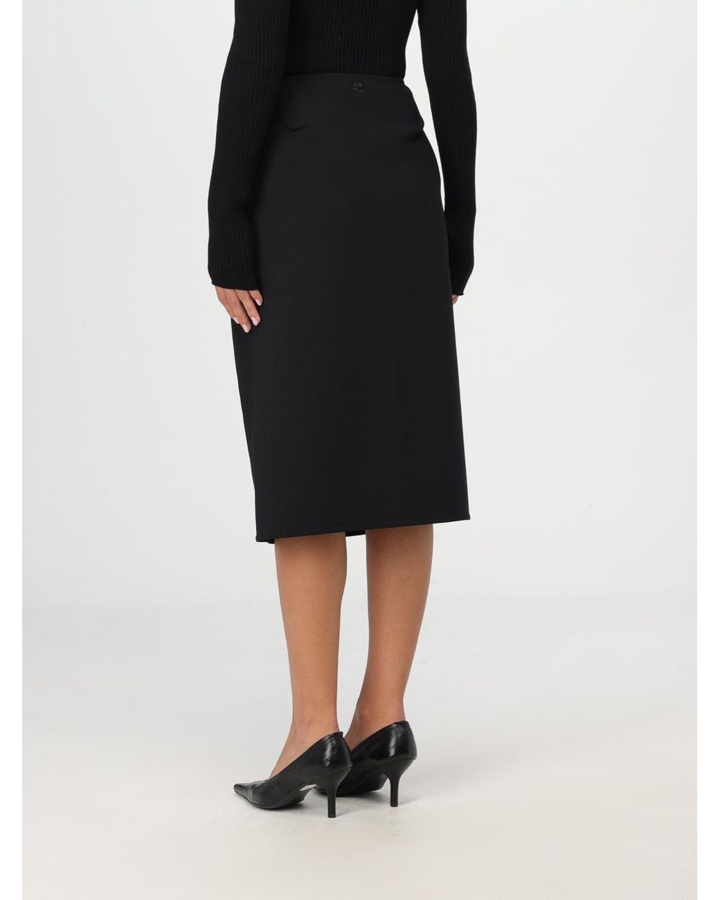 Courreges Black CourrÈ Ges Skirt
