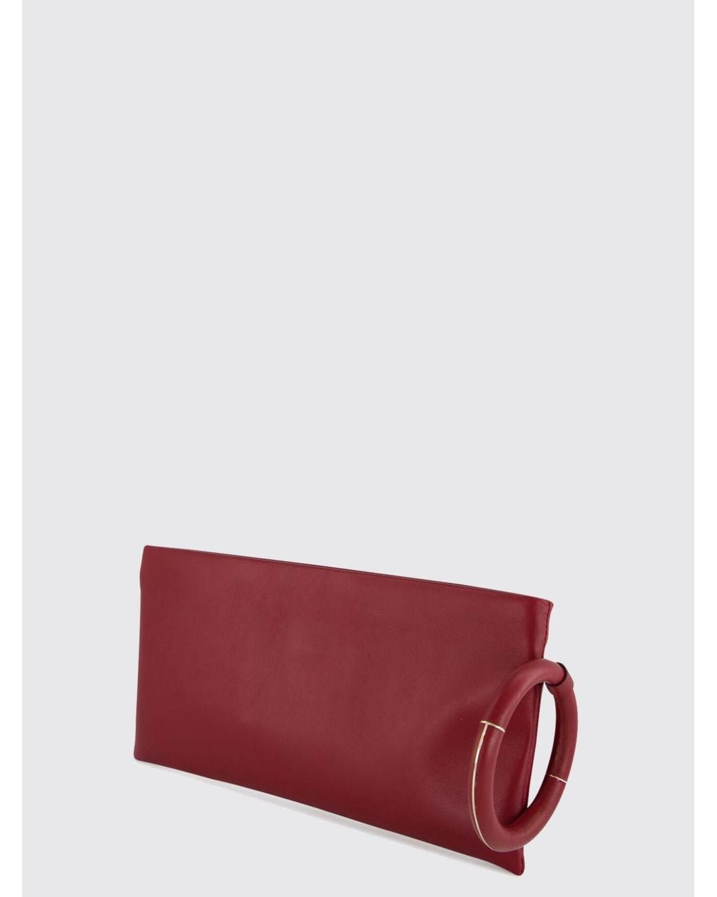 Tom Ford Red Aura Leather Clutch