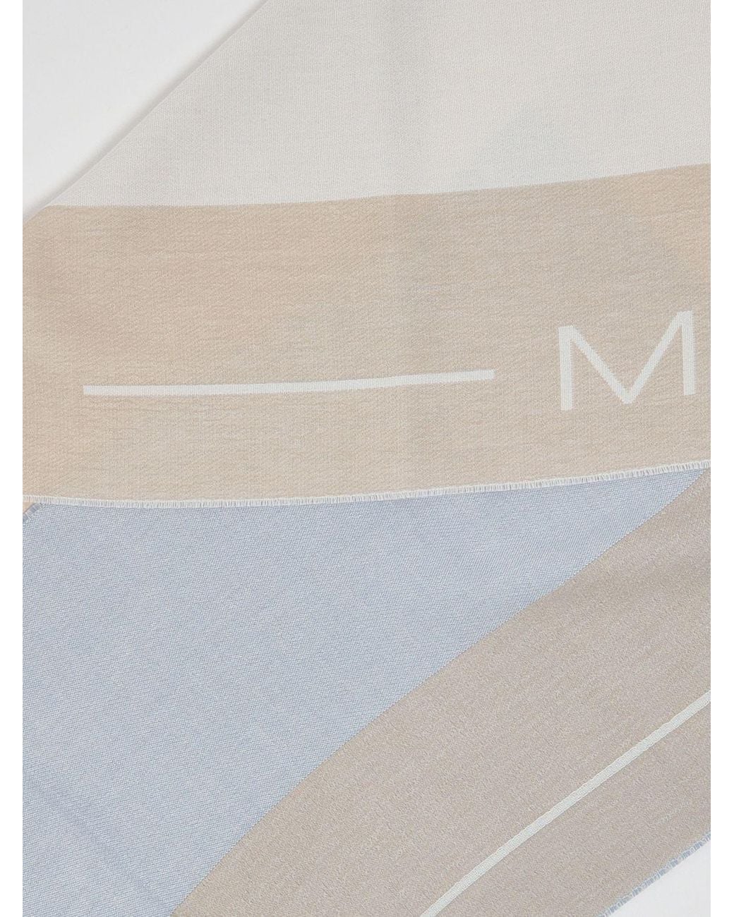 Max Mara White Scarf
