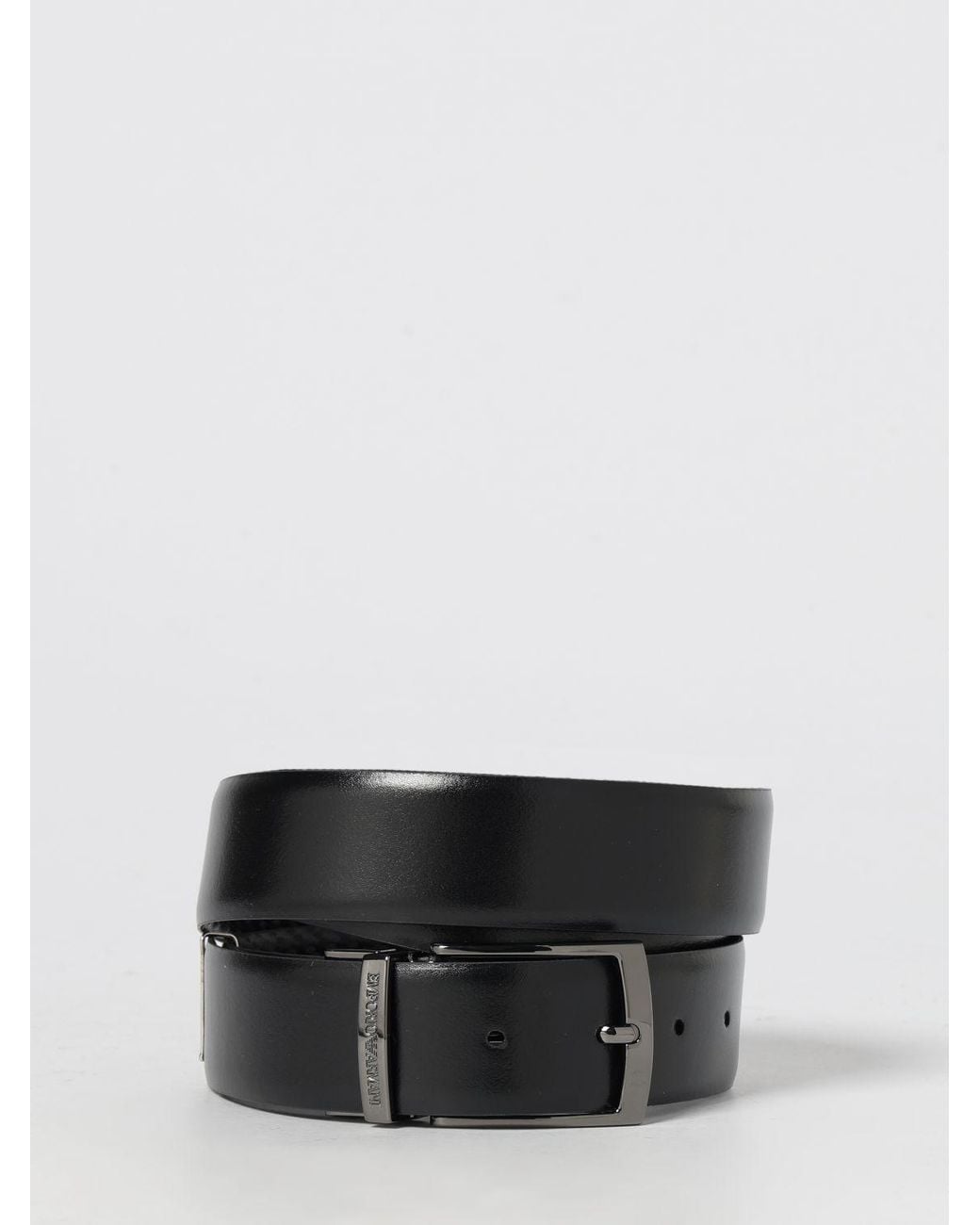 Emporio Armani Black Belt for men