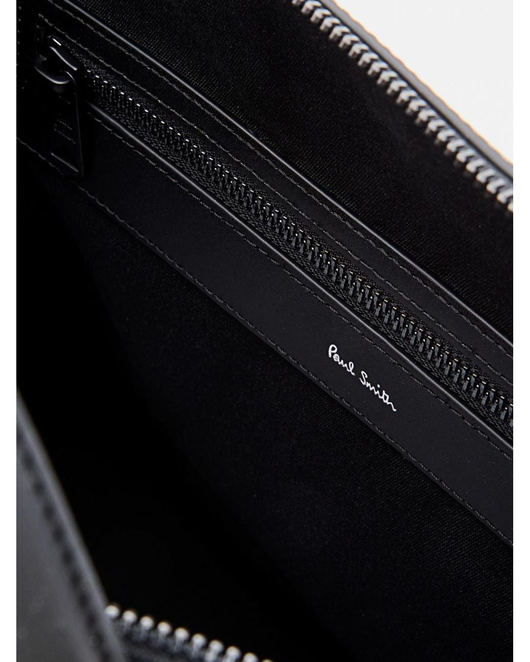 Paul Smith Black Leather Briefcase Professional Portfolio for men