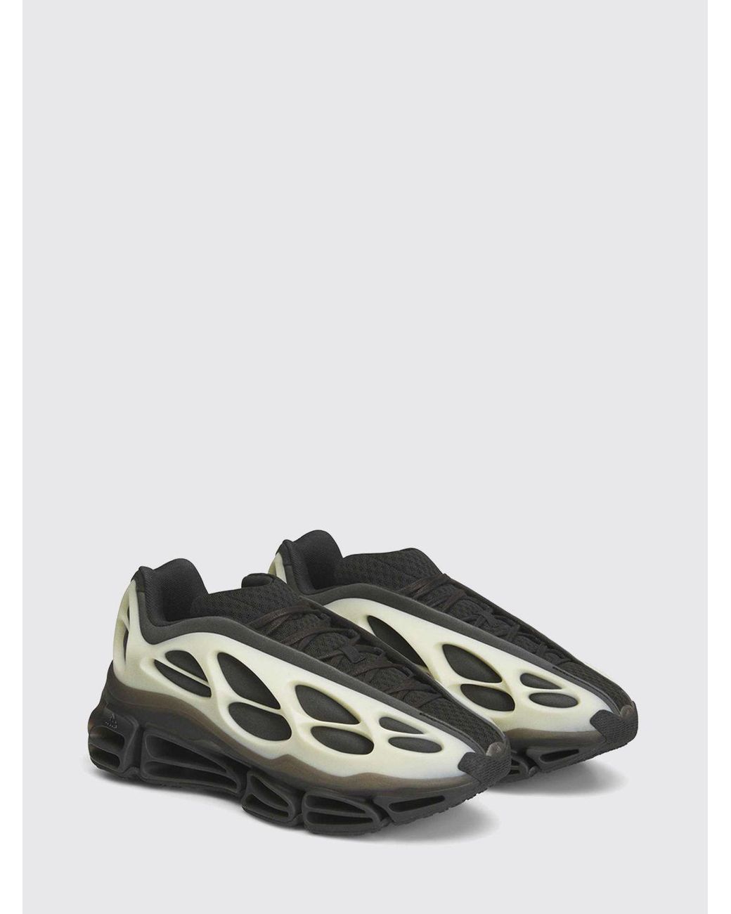 Adidas Originals Black X Willy Chavarria Megaride Bones Bicolour Mesh Trainers for men