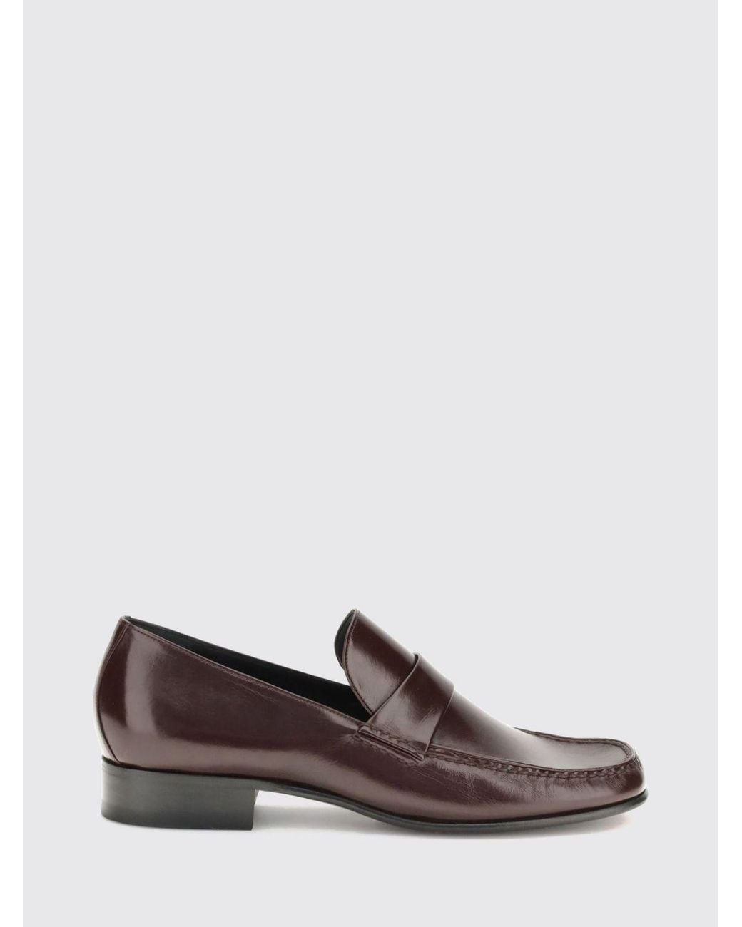 Phoebe Philo Brown Penny Loafers