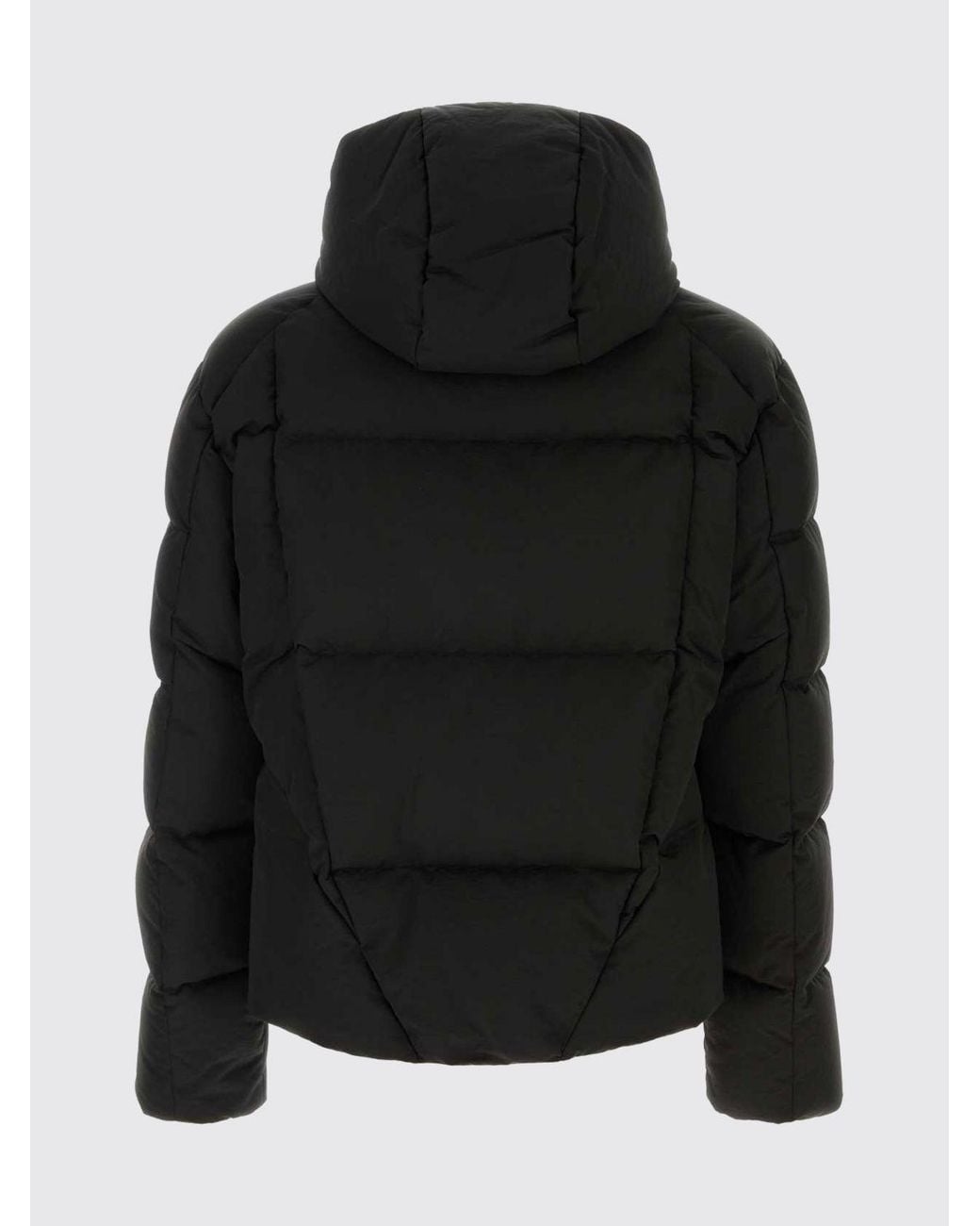 Off-White c/o Virgil Abloh Black Short Quilted Puffer Jacket for men