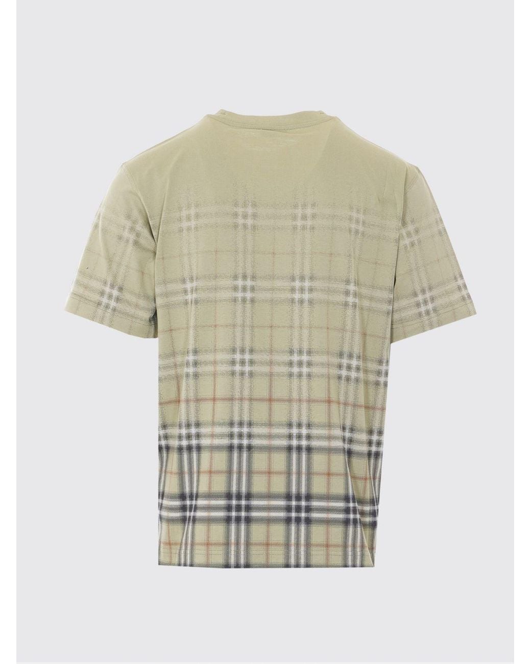 Burberry Green Crew Neck T-Shirt for men