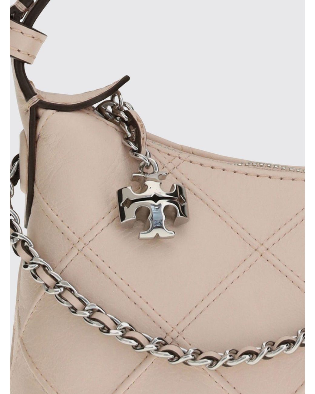Mini Borsa A Spalla Fleming di Tory Burch in Pink