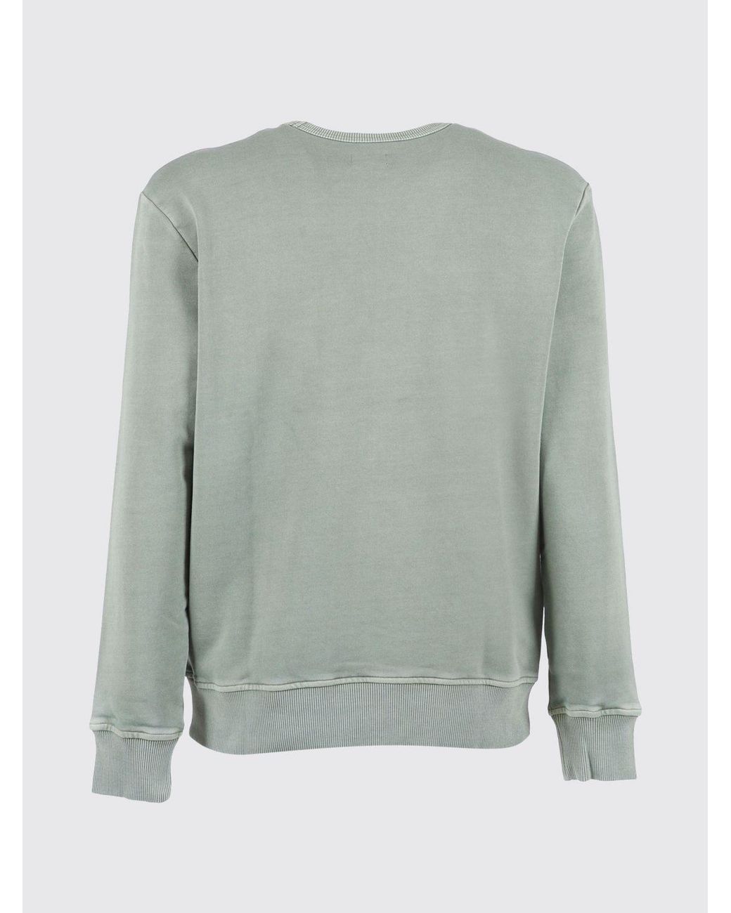 Fay Gray Cotton Crew Neck Sweatshirt for men