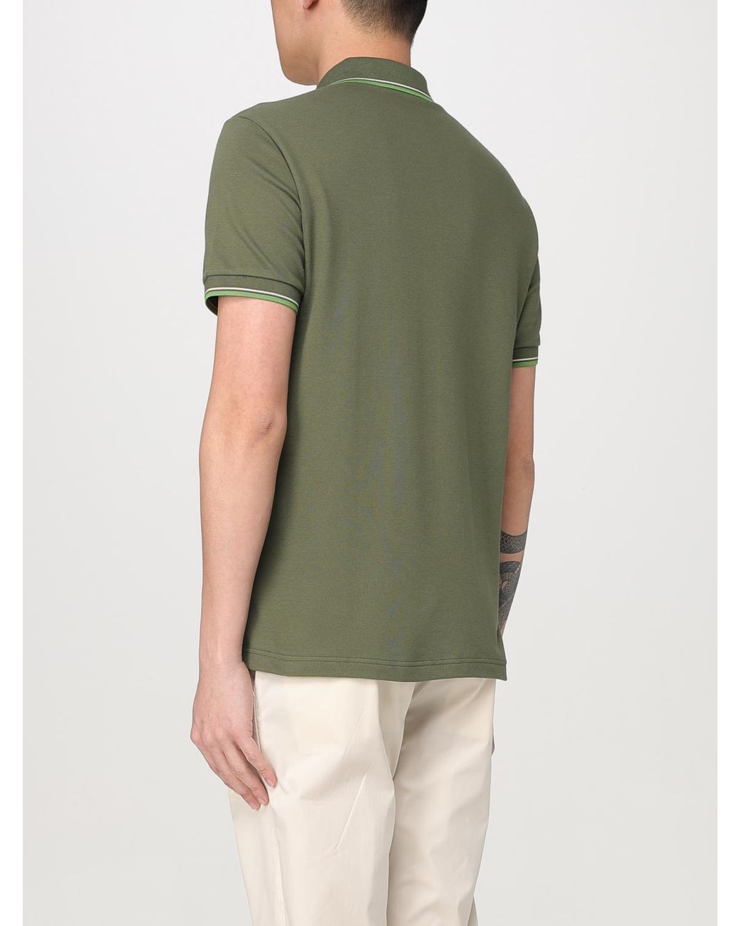 Brooksfield Green Polo Shirt for men