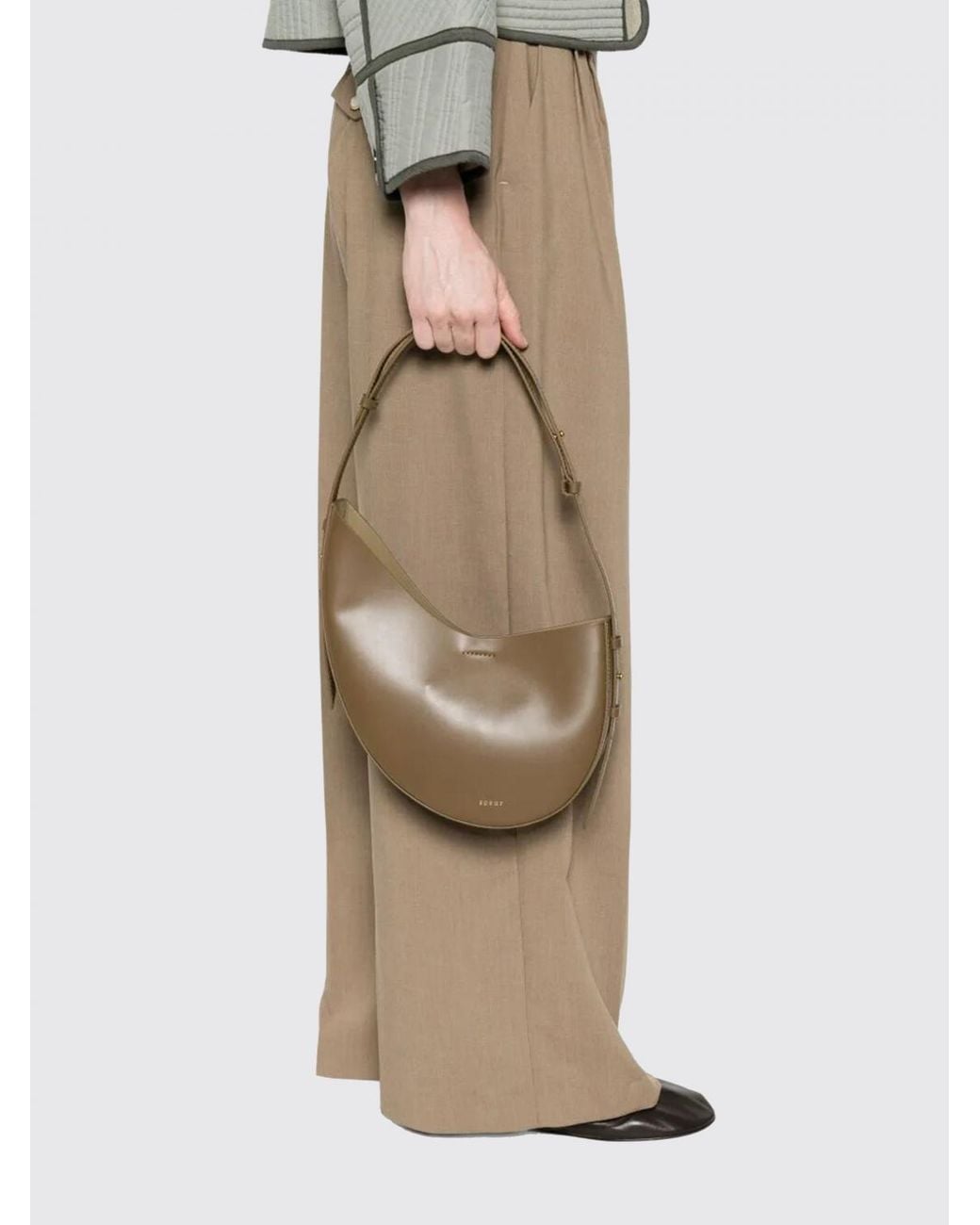 Soeur White Wino Leather Bag