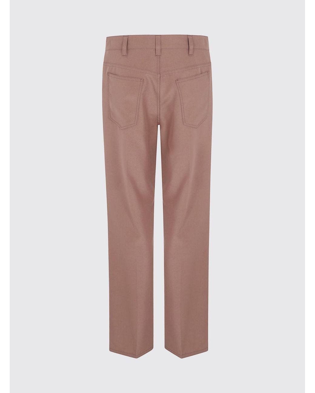Marni Pink Straight-Leg 5-Pocket Trousers for men