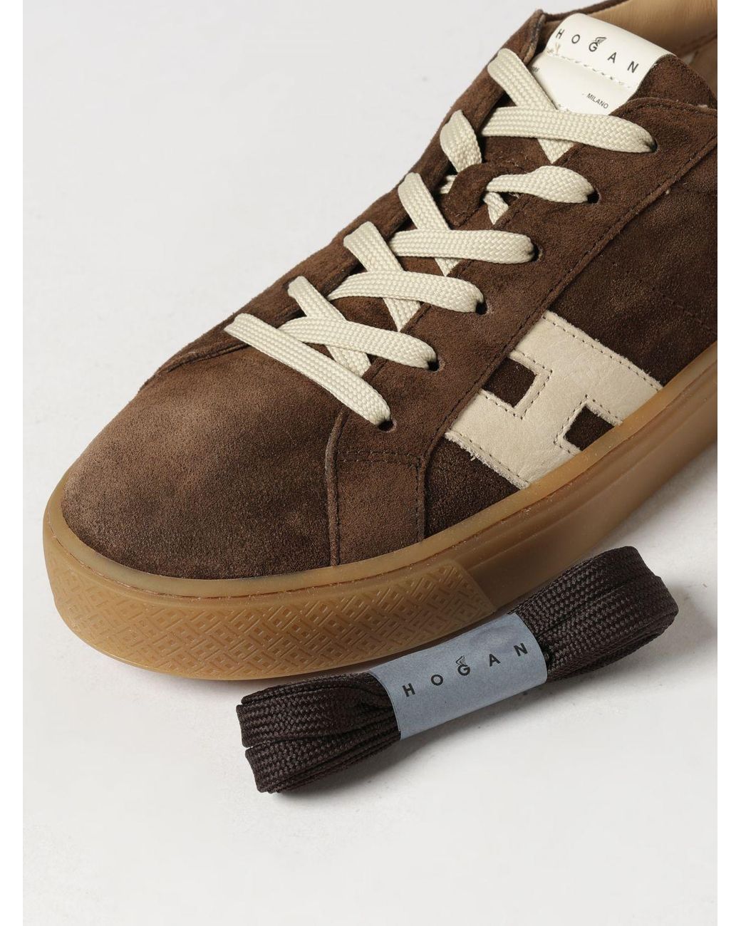 Hogan Brown H705 Sneakers for men