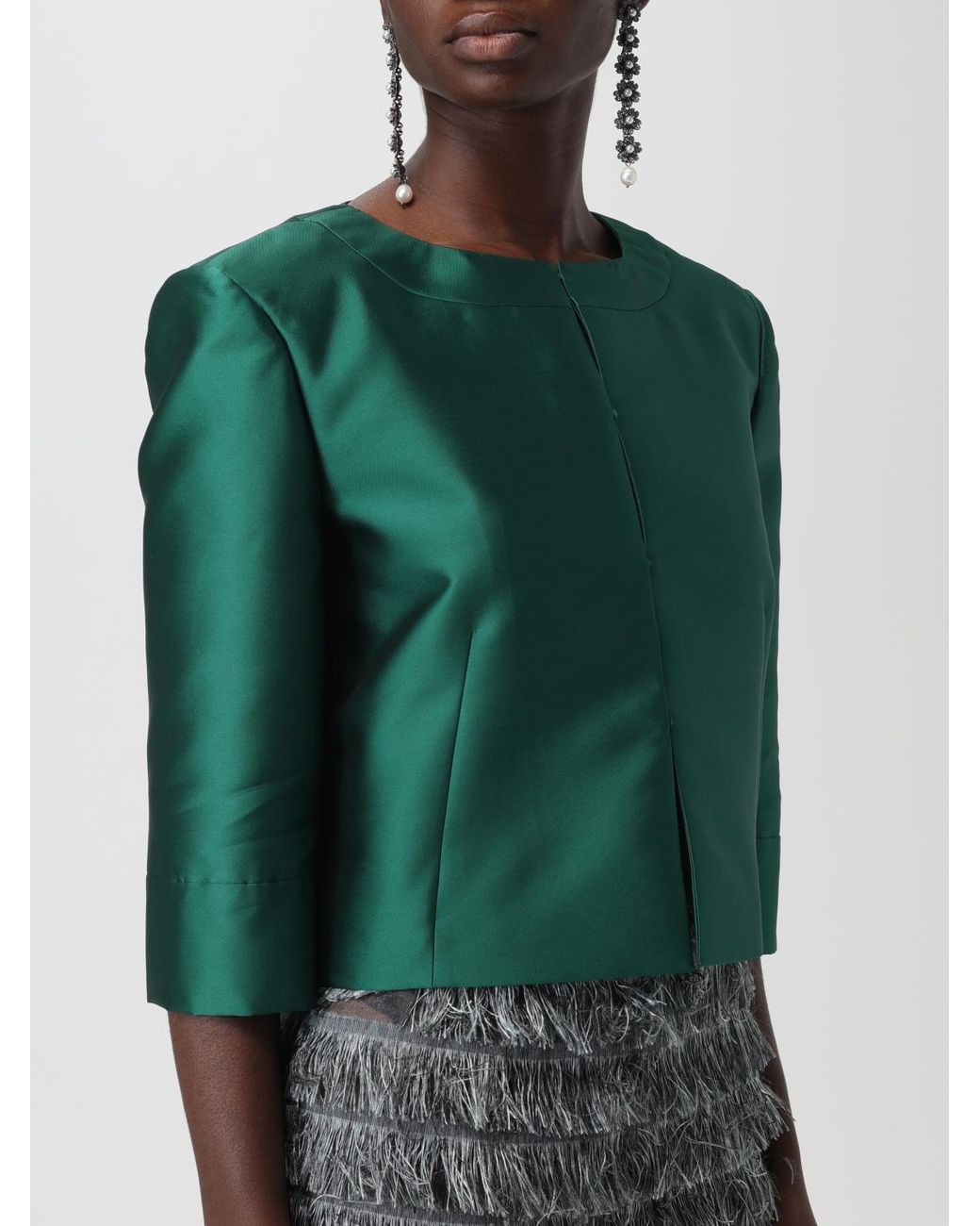 Alberta Ferretti Green Jacket