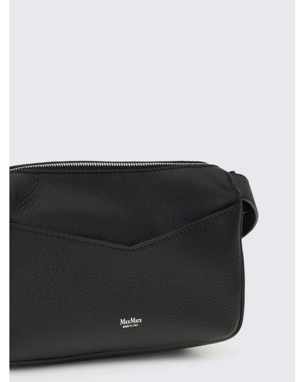 Max Mara Black Skipper Leather Bag