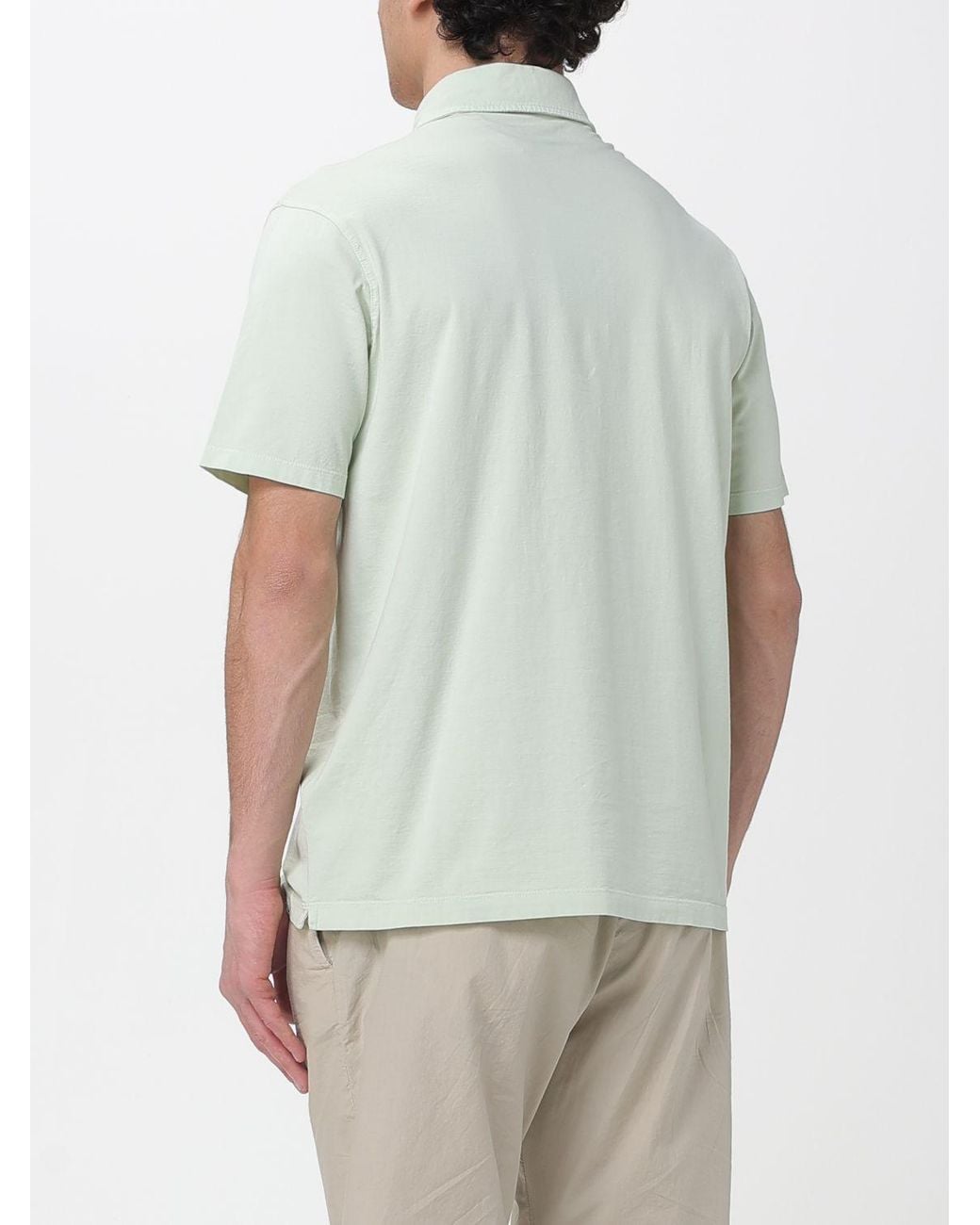 Paul & Shark Green Paul &Amp Shark Cotton Polo Shirt for men