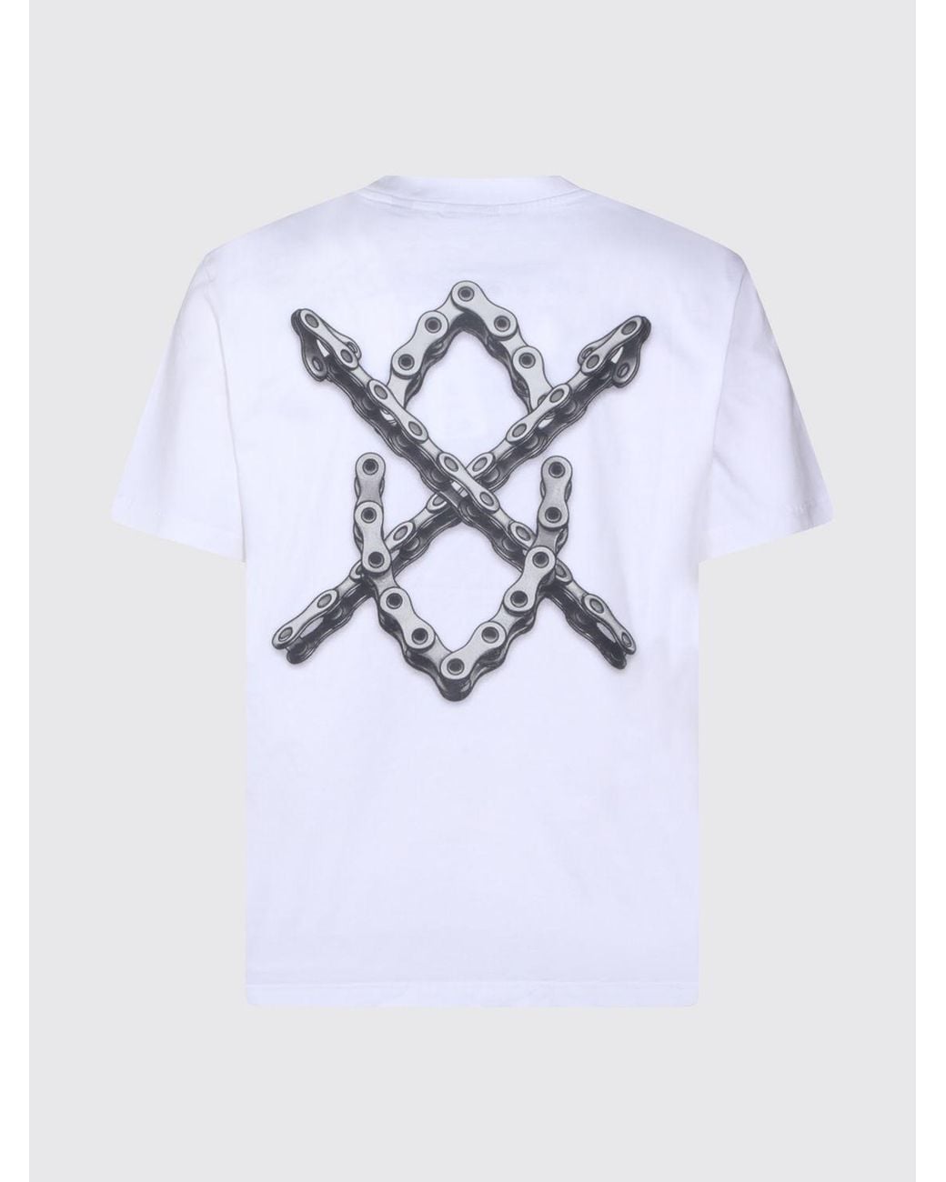Daily Paper White Printed Cotton T-Shirt for men