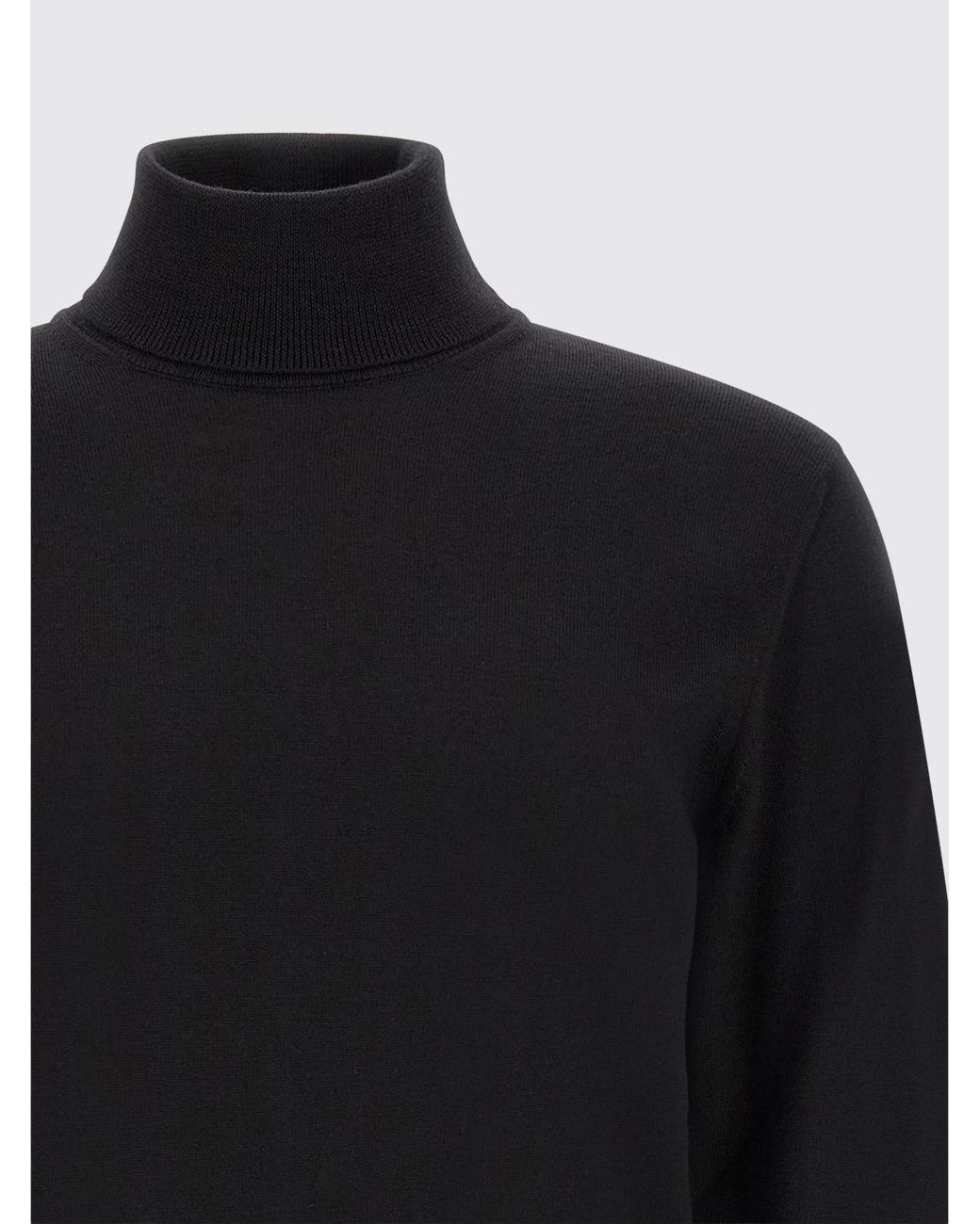 Zanone Blue Long-Sleeved Turtleneck Jumper for men