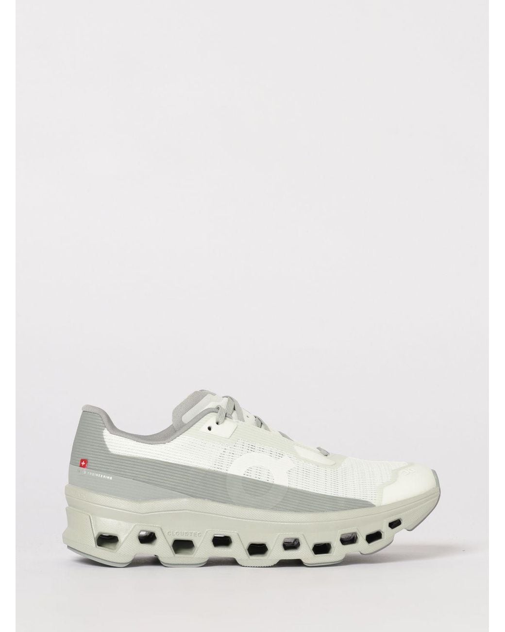 On Shoes Natural On Cloudmonster Void Mesh Sneakers