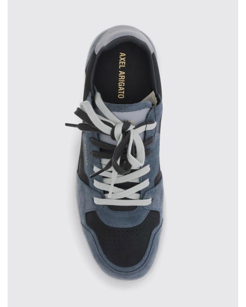 Axel Arigato White Dice Lo Bicolour Nubuck And Suede Trainers for men