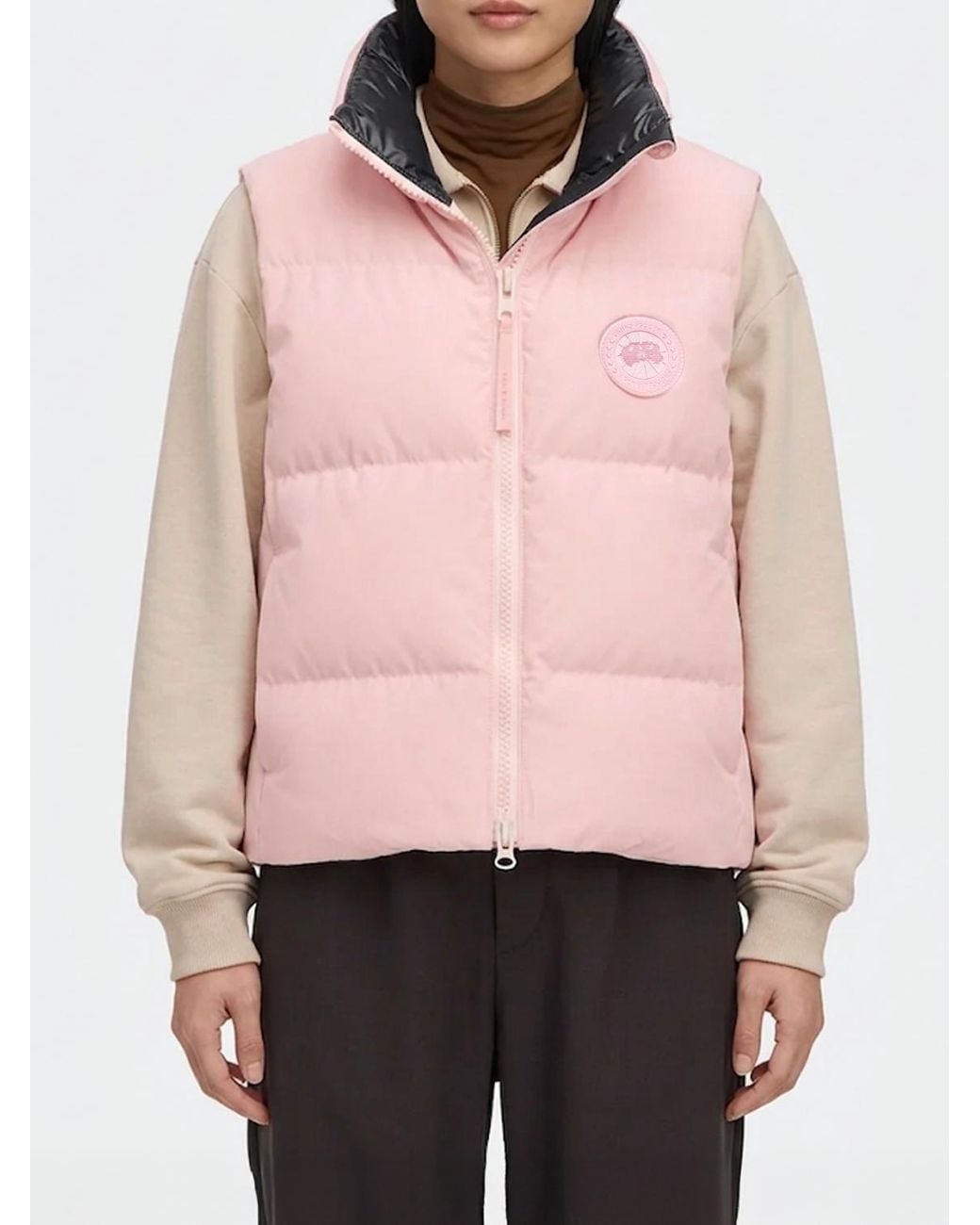 Canada Goose Pink Fallon Quilted Down Gilet