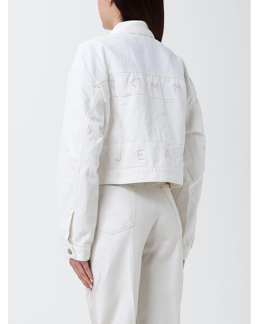 Tommy Hilfiger White Denim Jacket