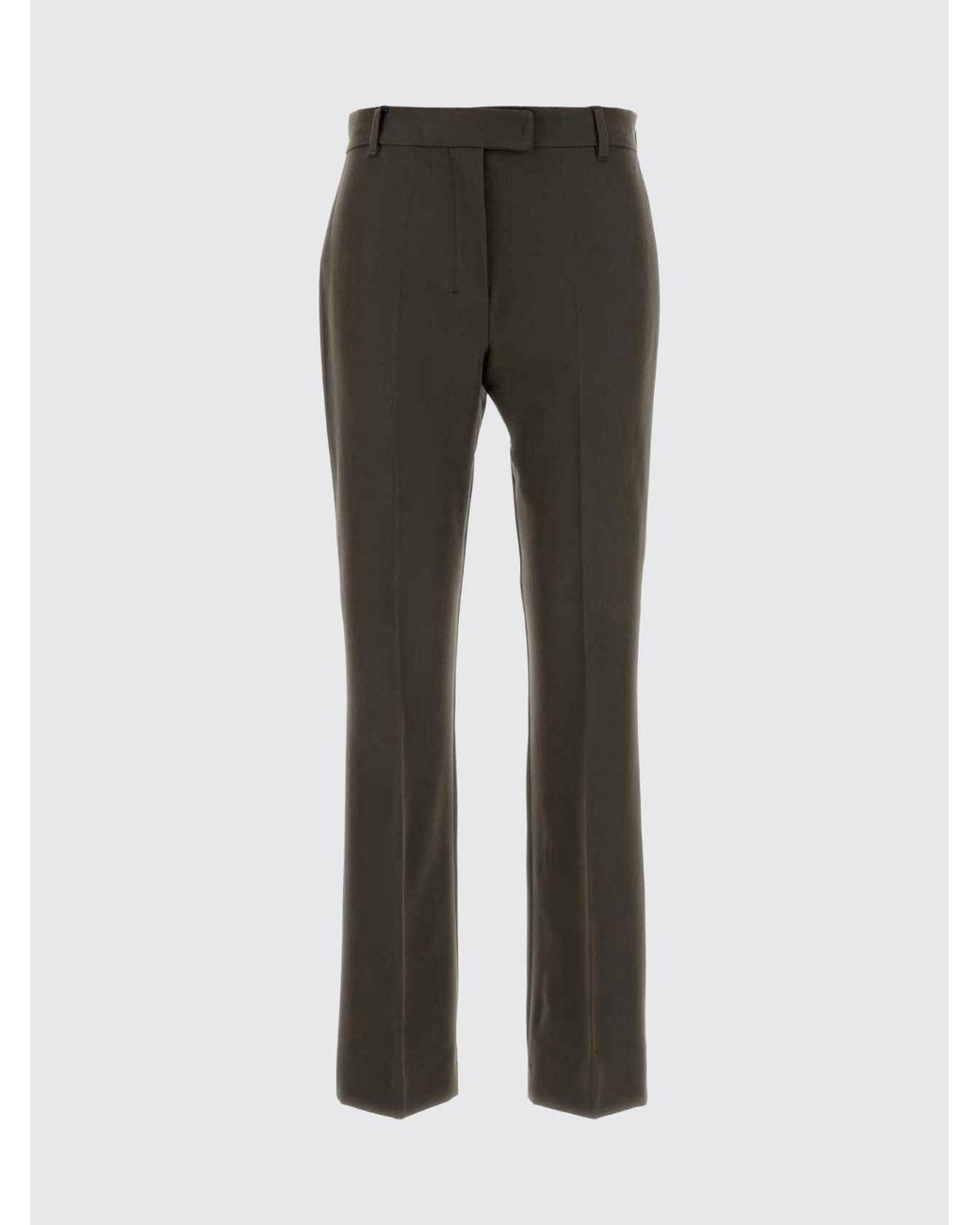 Max Mara Gray Classic Cady Trousers