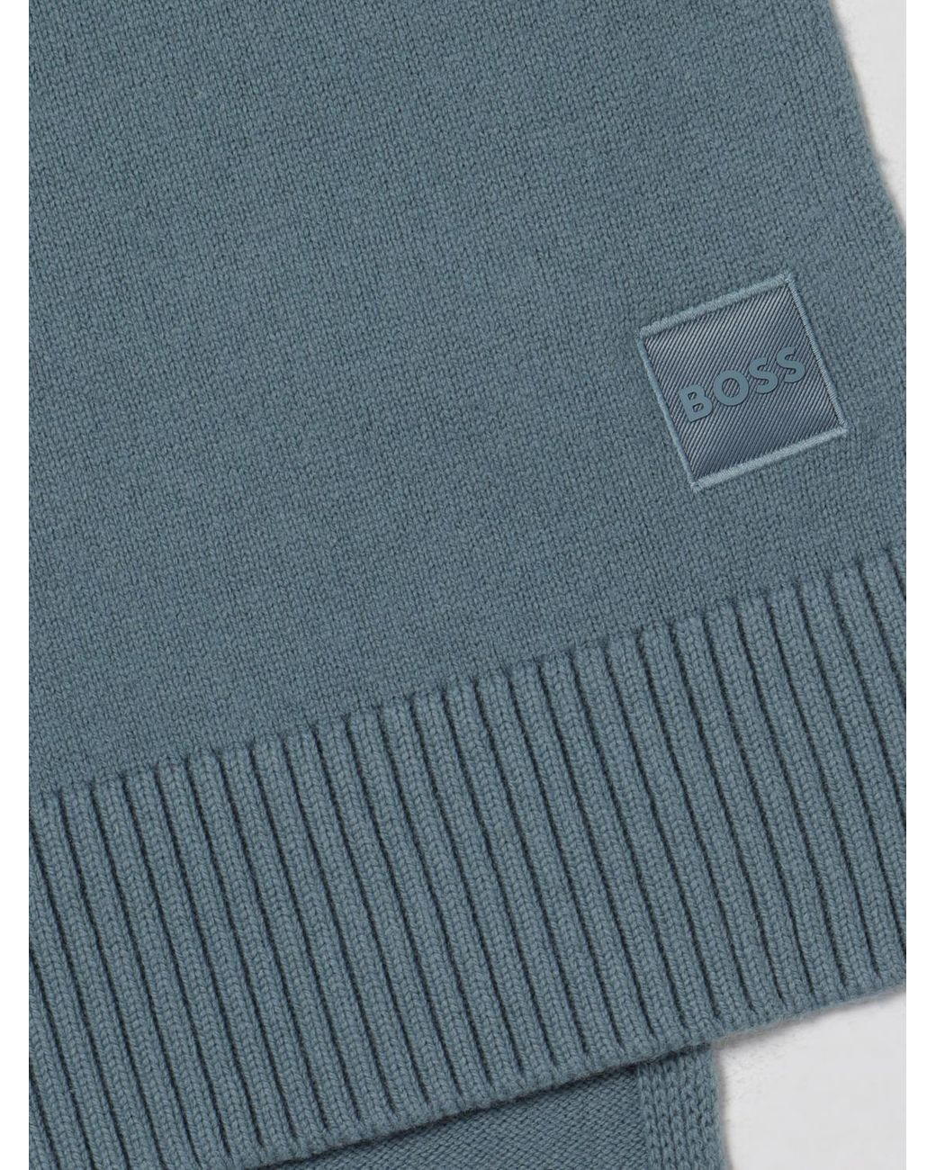 Boss Blue Scarf for men