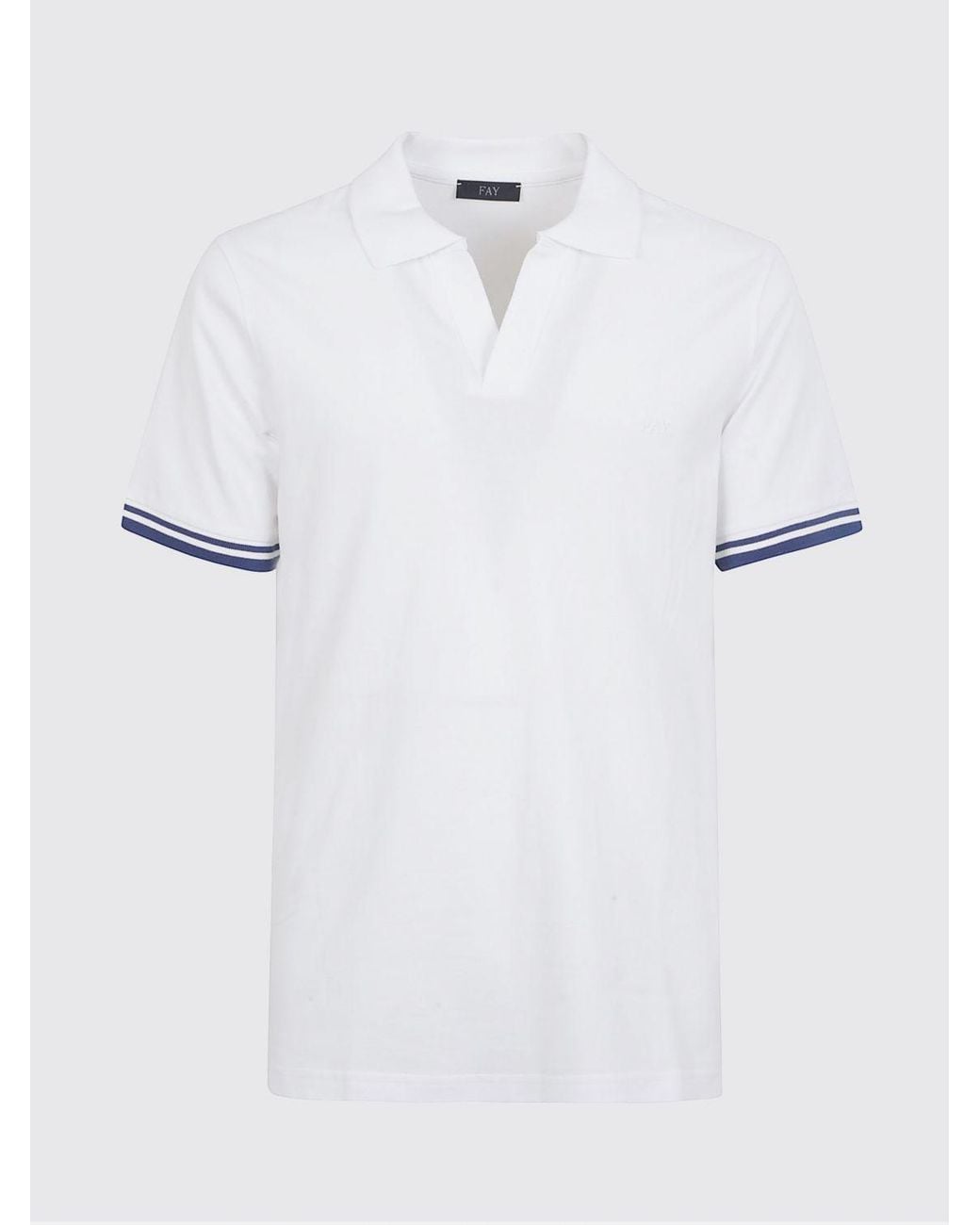 Camiseta Hombre Fay de hombre de color White
