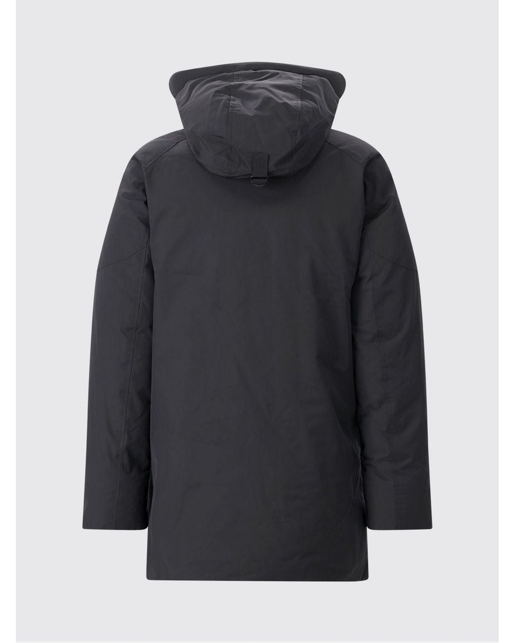 Moose Knuckles Gray Knee-Length Windproof Parka for men