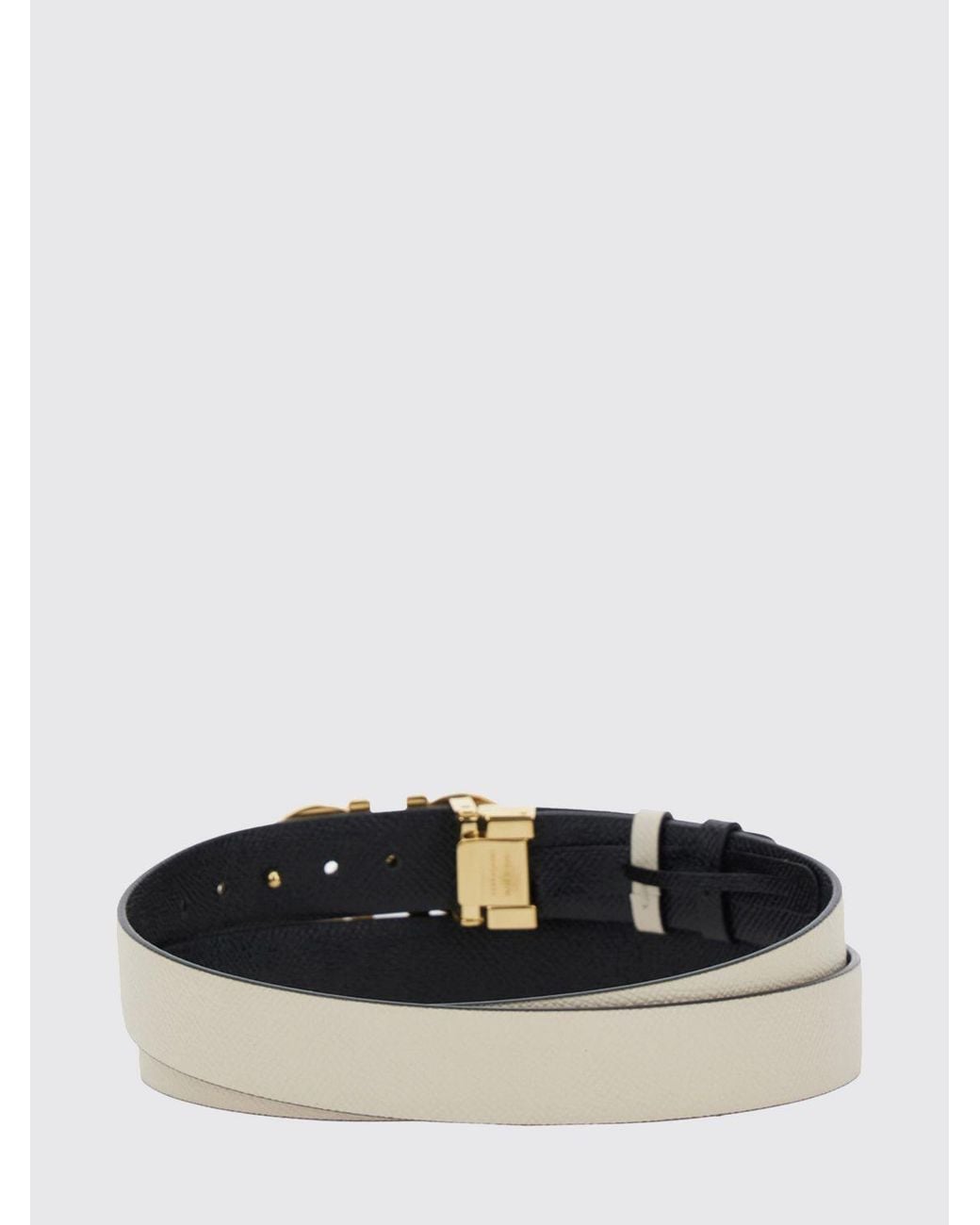 Ferragamo Natural Gancini Buckle Saffiano Leather Belt