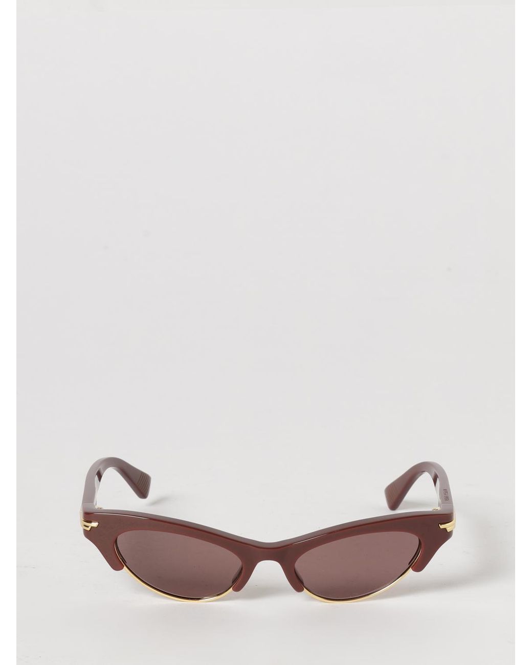 Bottega Veneta Pink Angle Acetate Sunglasses