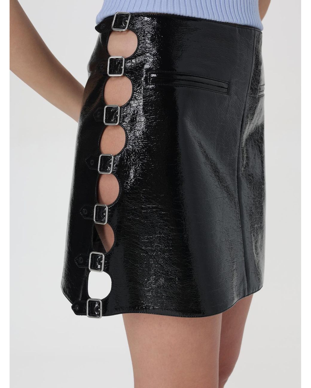 Courreges Black Skirt Courrèges