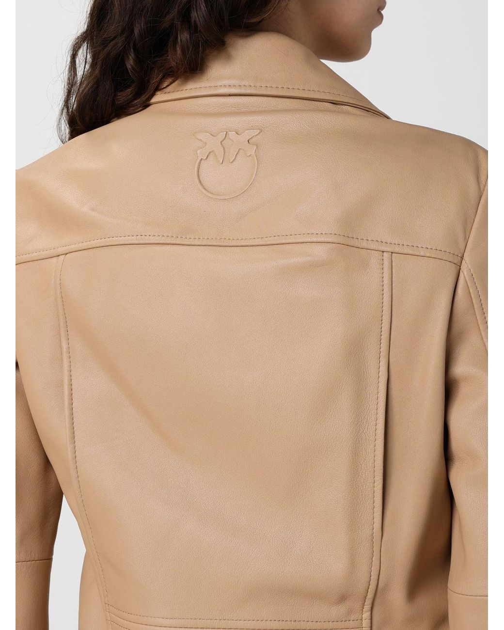 Chaqueta Biker De Piel Sintética Pinko de color Blue