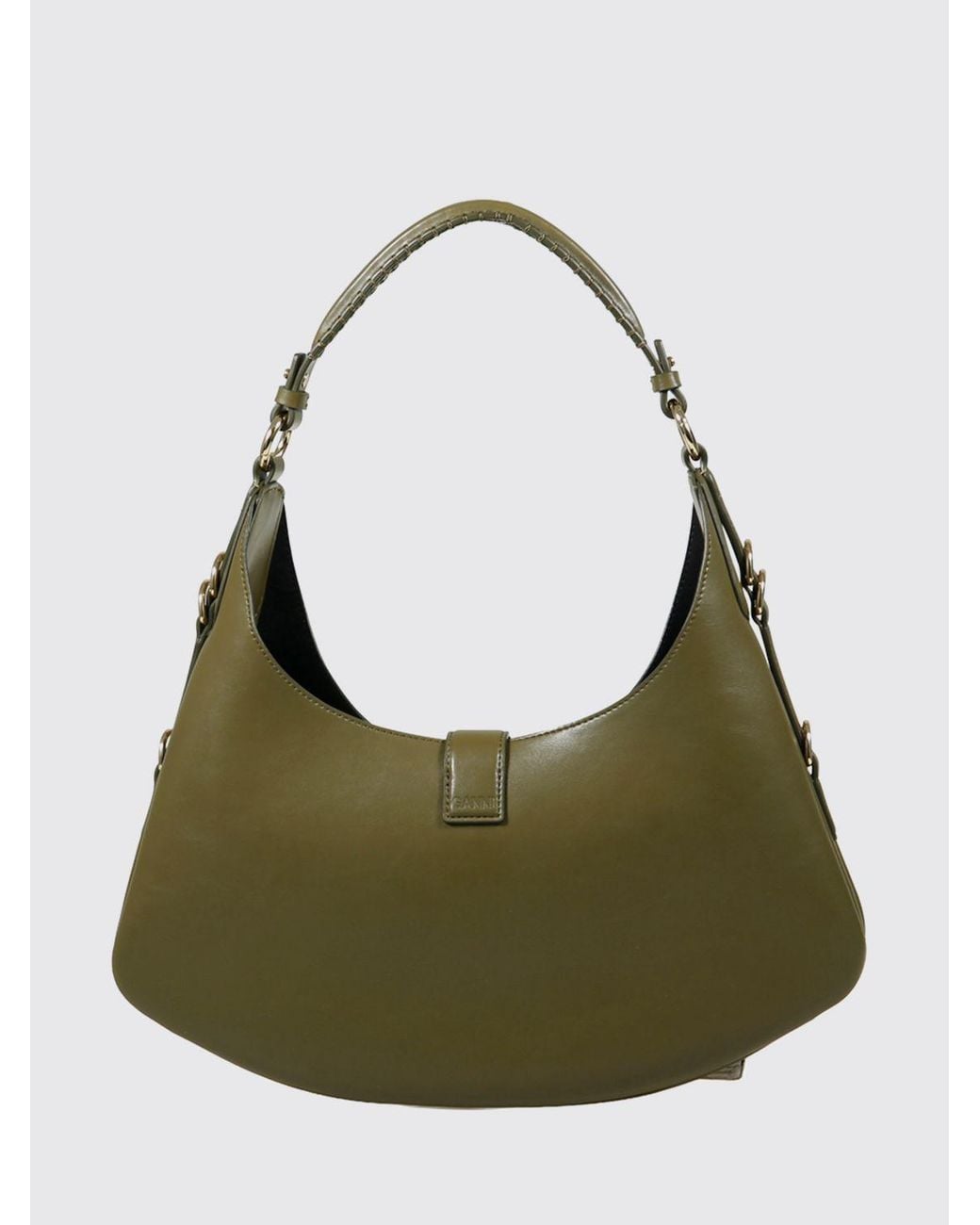 Ganni Green Kat Shoulder Bag