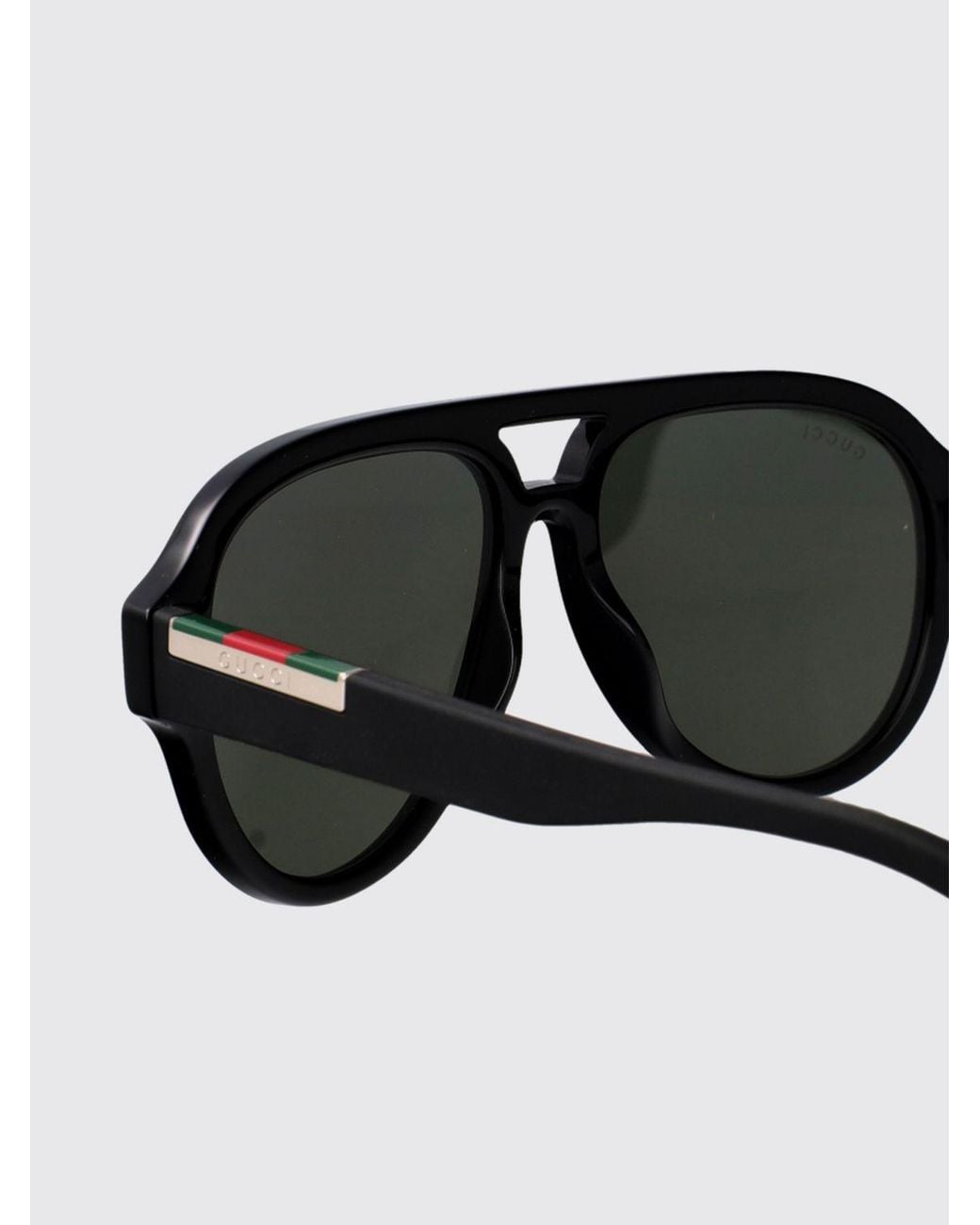 Gucci Black Aviator Sunglasses for men