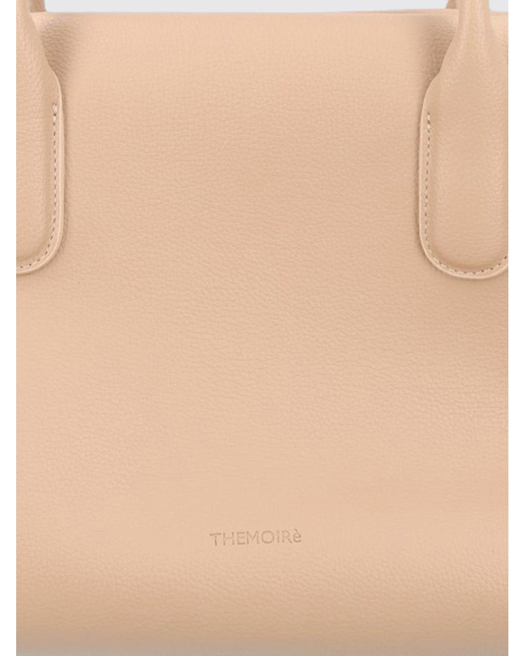 THEMOIRÈ Natural ThemoirÈ Tallia Vegan Leather Handbag With Double Handle And Removable Strap