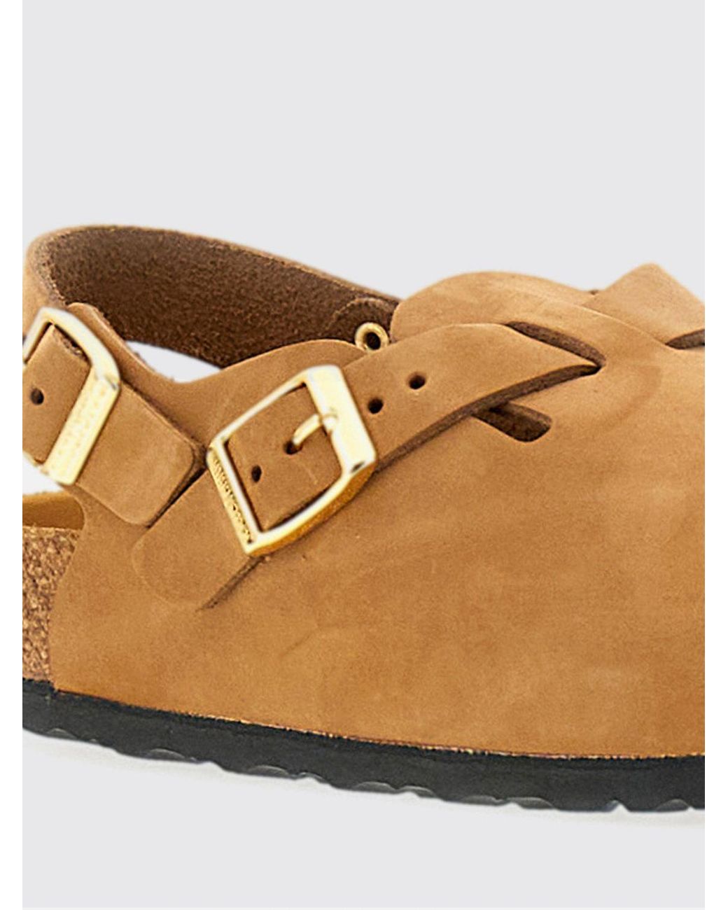 Birkenstock White Tokio Nubuck Mules