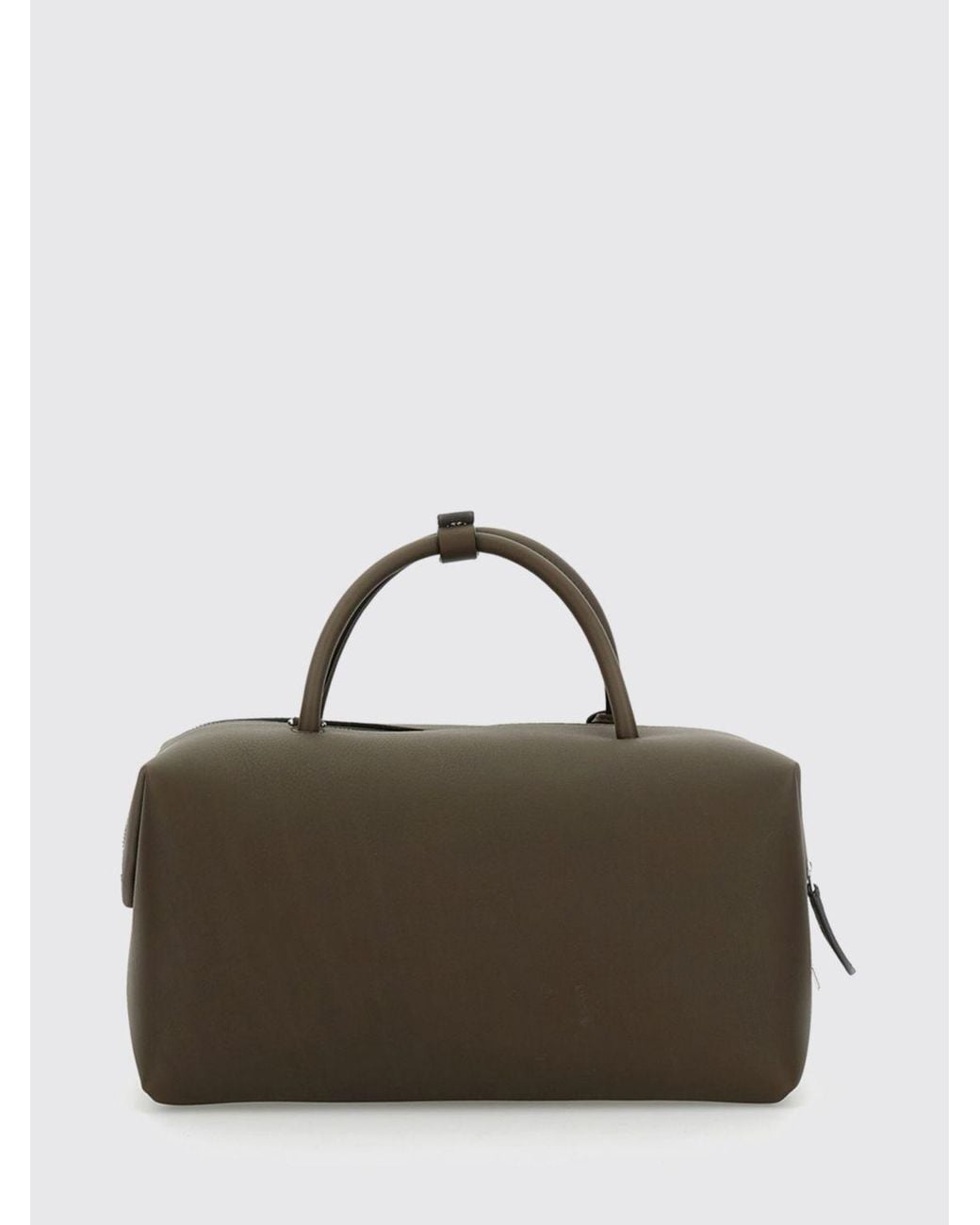 Max Mara Green Cargo Leather Holdall Bag