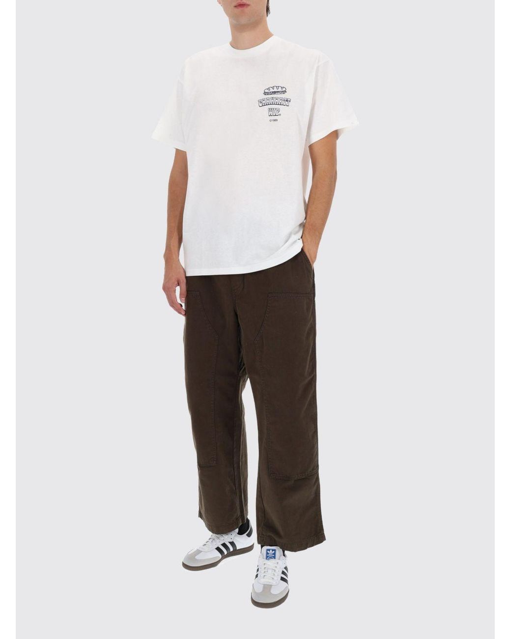 Carhartt White Trousers for men