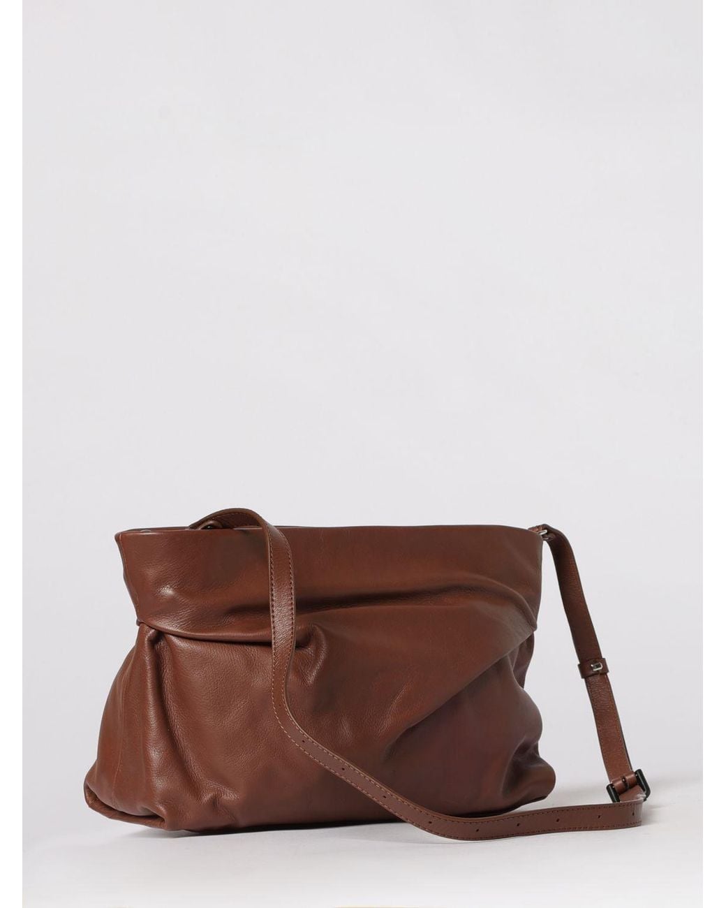 Vic Matié Brown Shoulder Bag