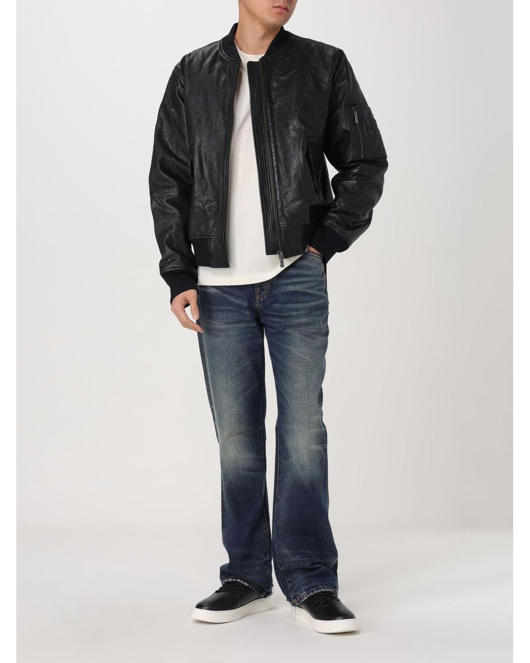 Just Cavalli Black Jacket for men
