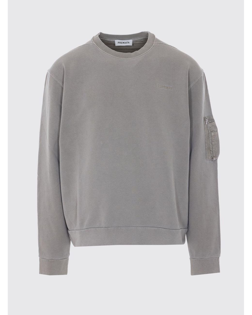Premiata Gray Cotton Sweatshirt for men