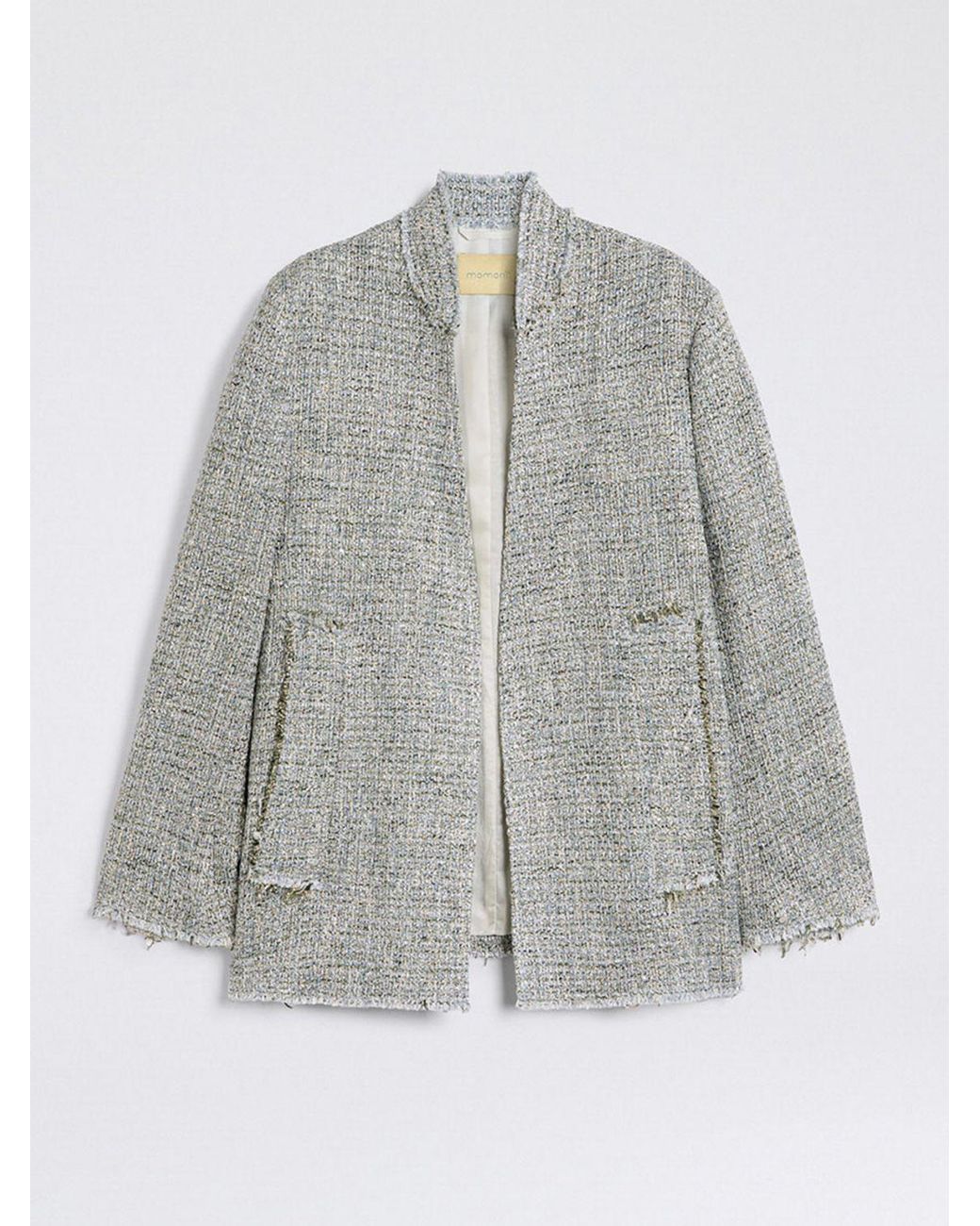 Momoní Gray MomonÌ Cotton Blend Blazer