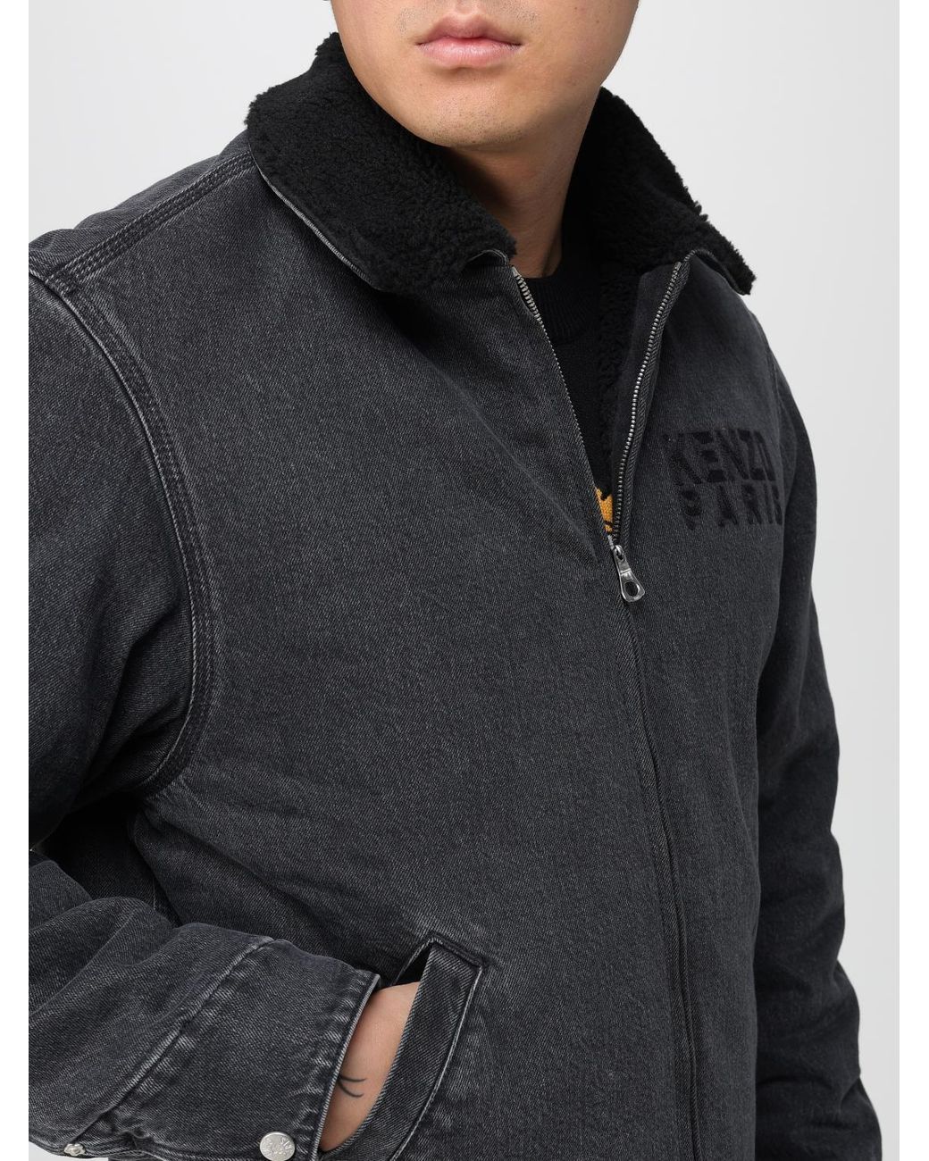 KENZO Gray Jacket for men