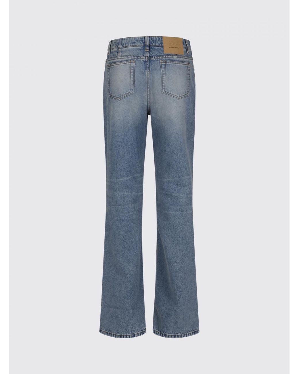 AMI Blue Flared Cotton Denim Jeans