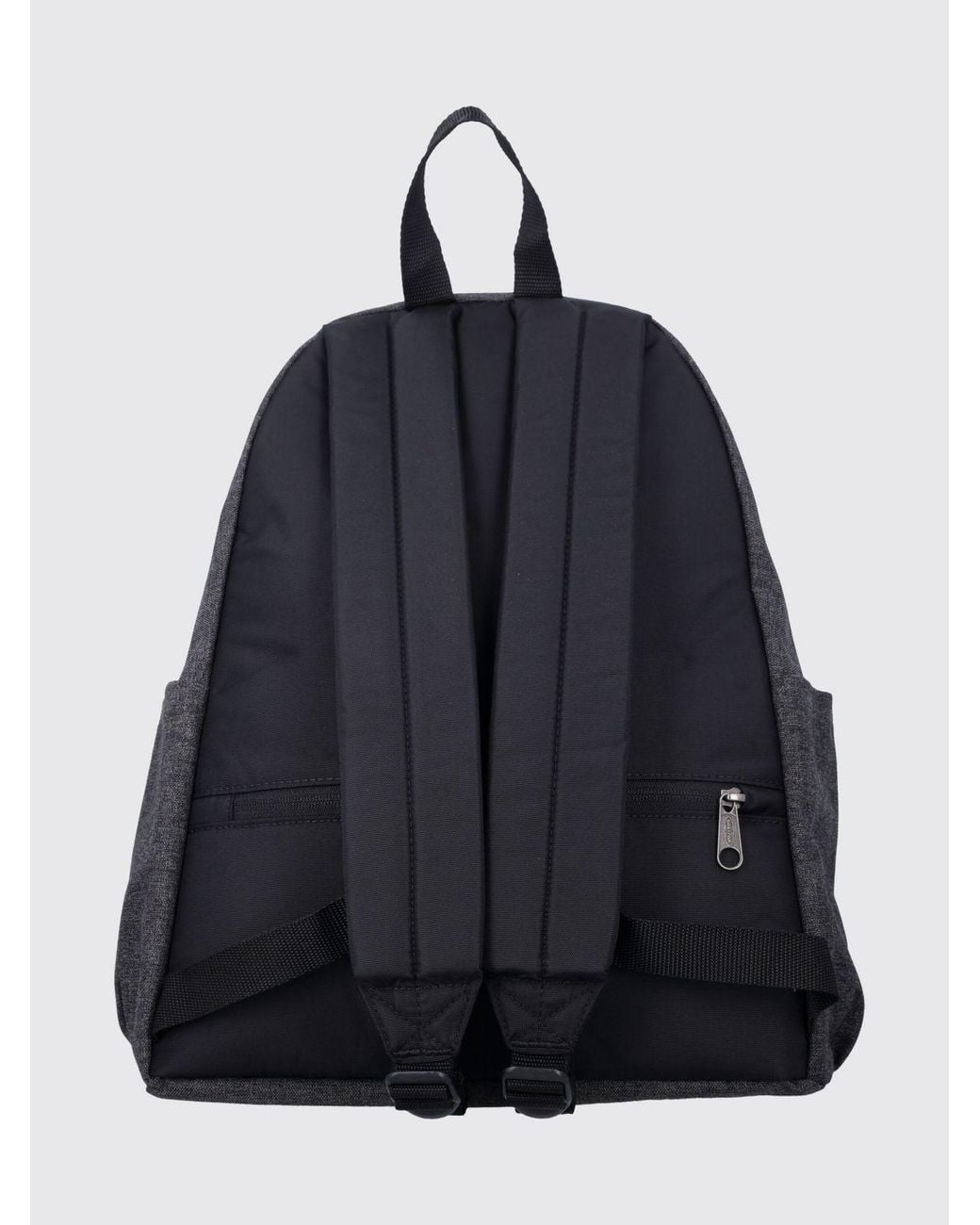 Eastpak Black Padded Pak'R Tech Fabric Backpack With Zipped Front Pocket for men